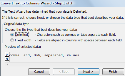 How to Use Multiple Character Delimiters in Excel - 2