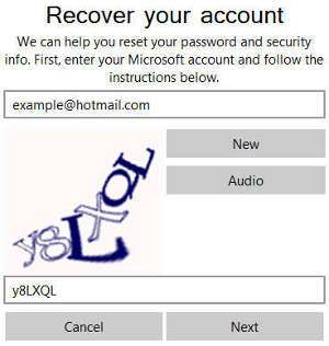 How to Recover Your Hotmail Password - 3