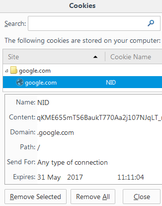 How to Delete Individual Cookies in Firefox - 4