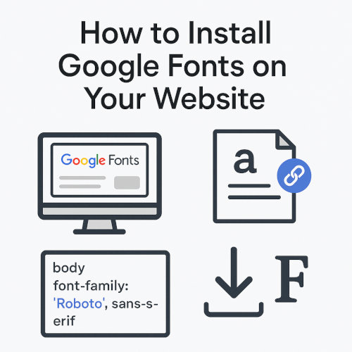 How to Install Google Fonts