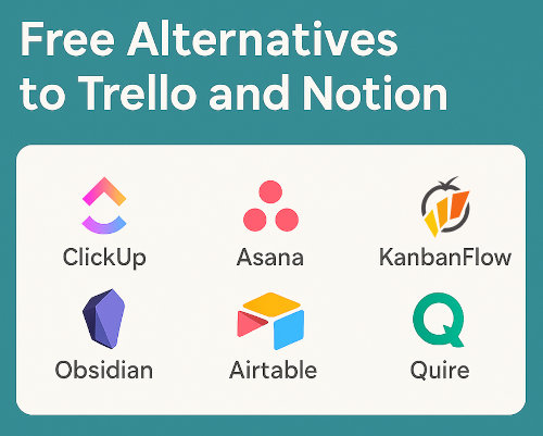 Free Alternatives to Trello and Notion
