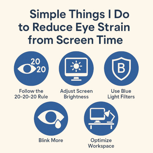 Things to Do to Reduce Eye Strain from Screen Time
