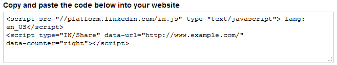 How to Add LinkedIn Share Button to Your Website - 2