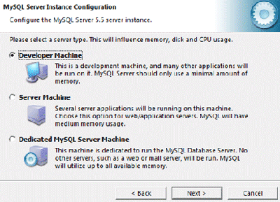 MySQL Developer Machine