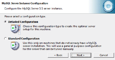 MySQL Server Instance Configuration