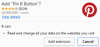 How to Add Pinterest Browser Button to Google Chrome - 2