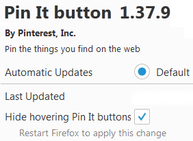How to Install the Pin It Button of Pinterest in Firefox